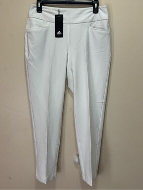 NWT adidas White Pull-On Ankle Golf Pants